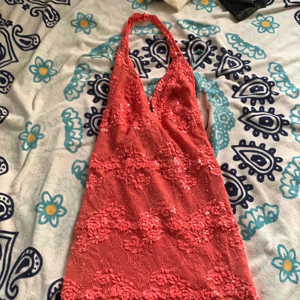 Vintage Marciano sequin/ beaded dress